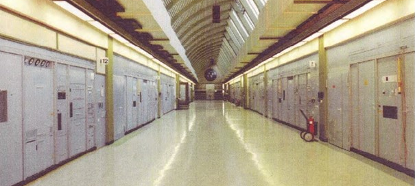 Sendehalle mit Automatiksendern nach 1980